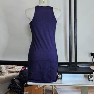 Divided by H&M Purple Racerback Bodycon Dress – Soft Knit, Casual Mini